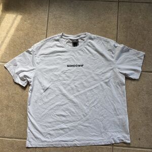 H&M White Graphic Tee